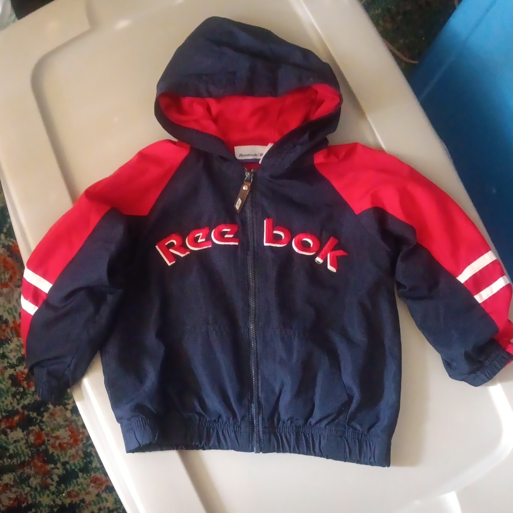 Reebok lightweight jacket with hood